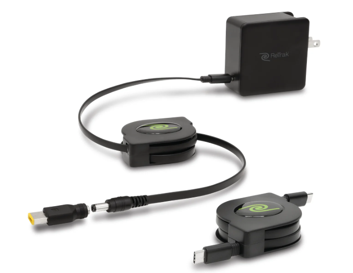Retractable Universal USB C Laptop Charger
