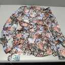 Womens Mesh Floral Long Sleeve Tops Lace Undershirt Mock Neck Going Out Sheer Blouses 2025 Trendy
 M