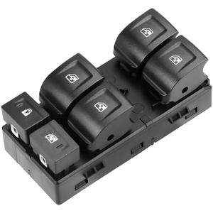 LCWRGS Master Power Window Switch Driver Side Compatible with 2014-2022 Chevy Silverado 1500 2500 HD 3500 HD, Colorado, GMC Canyon, Sierra, Canyon, Cadillac ATS-V, OE# 23427098