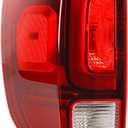 LED Tail lights Assembly Compatible with 2017-2023 Honda Ridgeline OE Style Left Rear Light Taillights Replacement for 33550T6ZA03