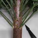 Artificial Boxwood Topiary Ball Tree with Ground Spike, Set of 2 Artificial Shrub Bushes, Fake Evergreen Tree for Porch, Artificial Plants for Outdoor Planters Indoor UV Resistant