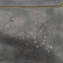 KITEVIUN Medium Crossbody Bags for Women Trendy, Women's Butterfly Shoulder Handbags with Tassel