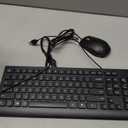 Lenovo 300 USB Combo, Full-Size Wired Keyboard & Mouse, Ergonomic, Left or Right Hand Mouse, Optical Mouse, GX30M39606, Black