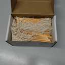 Premium Hang Tags with String - Box of 100 Tags #5-4.75 x 2.375" - String Tags for Labeling with Reinforced Eyelet and String Attached