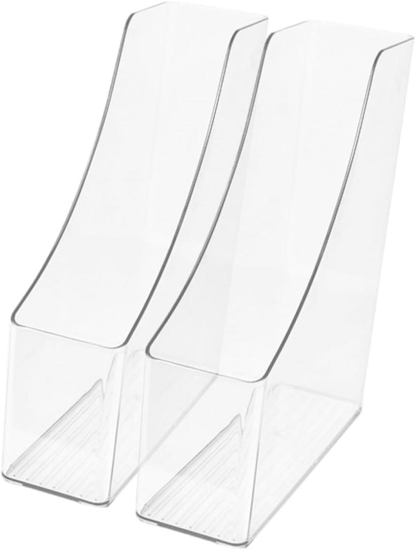2pcs File Rack Desk Organizer Office Document Storage Magazine Holder Book Display Stand Binder Organizer Paper Desktop Document Holder