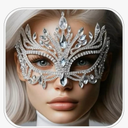 Bling Rhinestone Masquerade Mask For Women Ball Costume Crystal Face Mask Carnival Jewelry