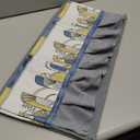 Fridge Dust Cover Fridge Dust Proof Cover Front Load with Storage Pockets Anti-Slip Washer And Dryer Top Covers Washer and Dryer Top Washing Machine - Grey (67in x 23in)