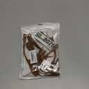 12 Pcs Christmas Garland Hanger for Mantle No Drill Garland Hangers Hooks Wreath Ties Fireplace Stocking Holder Stretchable Silicone Adhesive Straps for Door Frame Stairways (Brown)