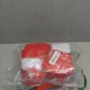 Seematn 100 Pcs Mini Christmas Stockings Bulk Xmas Colleague Gifts Employees Gift Office Christmas Decor Xmas Tree Decorations for School Church Charity Donate, 5.9 x 3.2 Inch(Red, White)