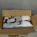 Portable Small Dog Seat for Car, Luxury Center Console Dog Car Seat Booster with Safety Tethers, Anti-Collapse Pet Travel Carseat for SUV, Truck (Black/Brown)