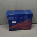 Homemate Heated Mattress Pad Full Size - 3D Knitted Jacquard Electric Mattress Pad Full Bed Warmer with Dual Controller, 10 Heated Setting - Auto Off 8 Hours, Fit Up to 30 Inch, 75"x54"