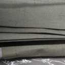 H.VERSAILTEX Linen Curtains 100% Blackout Curtains for Bedroom 45 inch Long Full Light Blocking Nature Linen Blended Window Curtains for Living Room Nickel Grommet (2 Panels, Heathered Tea)