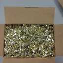 Uptotop 1 LB Crinkle Cut Paper Shred Filler for Gift Wrapping, Gift Basket Filling, Perfect for Birthday, Christmas, Thanksgiving, Halloween, Easter, Valentine's Day, Mother's Day, Father's Day, Wedding & Holiday Decor, Glitter Gold