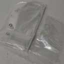 AmazerBath 48x72 Shower Curtain Stall, Clear Plastic, Heavy Duty Thick PEVA with 2 Weighted Stones and 8 Grommet Holes