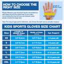 SIMARI Kids Winter Gloves Touchscreen Warm Thermal Water-Resistant for Boy Girl Running Cycling Snow Skiing in Cold Weather (Small(4-6 years), Black Iris)