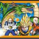 ABYstyle Dragon Ball Z Goku and Friends Fighters Gaming Mousepads 35"" x 16"" Non Slip Rubber Mouse Pads Office Rectangle Mouse Mat Gift, Large