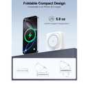 2025 Magnetic Wireless Charging Station - ADADPU 3 in 1 Foldable Mag-Safe Charger Stand for Multiple Apple Devices, Travel Charging Pad for iPhone 16 15 14 13 12 Pro Max Plus Apple Watch AirPods