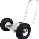 Ultimate Washer Professional Pressure Washer Cart Frame with Wheels and Push Handle (10 x 15, Silver)