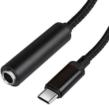 USB Type C to 1/4 Headphone Adapter,USB C to 6.35mm TRS Audio Cable Stereo Jack Audio AUX Adapter Compatible with Amplifiers, Mixer, Home Theater, Smartphones, Laptop, 6.35mm Headphones (3.3FT)