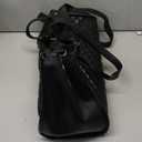 Lunch Tote Bag for Women, 15.6 Inch Laptop Work Bag with Insulated Lunch Box Compartment & Purse Large Capacity Quilted Computer Handbag for Office Business Work Nurse Teacher Travel Casual (Black)