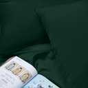 NSSL Silk Pillowcase for Women, Mulberry Silk Pillowcase for Hair and Skin and Stay Comfortable and Breathable During Sleep(Dark Green,King)