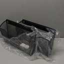 Wall File Organizer,Hanging Wall Mounted File Folder Binder Holder Mail Organizer for Office,Home and School Supplies (3Pack, Black)