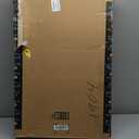 JCJMY 16.5x23.4 A2 Picture Frame Black with 11.7x16.5 A3 Mat, Display Photo 11.7x16.5 with Mat or 16.5 x 23.4 Without Mat, Wall Hanging Large Frame with Plexiglass, Black