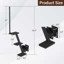 Eastrexon Boat Trailer Steps 3 Step with Anti-Slip Mat & Safety Handrail