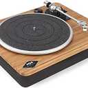 House of Marley Stir It Up Wireless Turntable: Vinyl Record Player with Wireless Bluetooth Connectivity, 2 Speed Belt, Built-in Pre-Amp, and Sustainable Materials