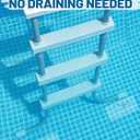 Aulock 20pcs Self-Adhesive Underwater Pool Liner Repair Patch, 4" x 7.8" | Clear PVC Vinyl Patch Kit, for In-ground & Above Ground Pool Liner, Inflatable Hot Tubs & Floats