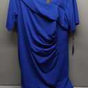 Adrianna Papell Women's Stretch Crepe Dress Blue, 22W