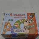 SYNARRY Wooden Alphabet Puzzles for Kids Ages 3-5, ABC Learning for Toddlers Ages 3+, Sight Words Letter Puzzles Montessori Toys Educational STEM for Preschool Boys Girls Kids Gifts