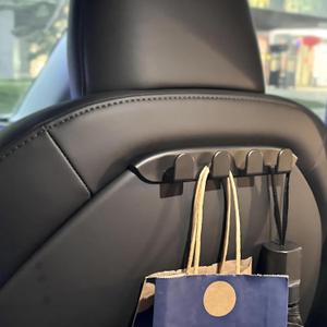 2PCS for Tesla Seat Hooks, for Tesla Model 3 Y Accessories 2025 2024 2023 2022 2021 2020 2019 2018 2017 for Model 3 Headrest Organizer Hooks Model Y Purses Hanger