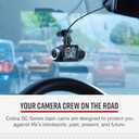 Cobra Smart Dash Cam with Interior Cam (SC 201) - Full HD 1080P Resolution, Built-in WiFi & GPS, Live Police Alerts, Incident Reports, Emergency Mayday, Drive Smarter App, 16GB SD Card Incl.
