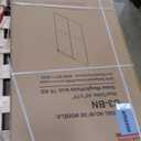 56"-60" W x 75" H Frameless Shower Doors, Double Sliding Shower Glass Door with 5/16" (8mm) Clear Tempered Glass with Pull Handle for Bathroom, Stainless Steel, Brushed Nickel