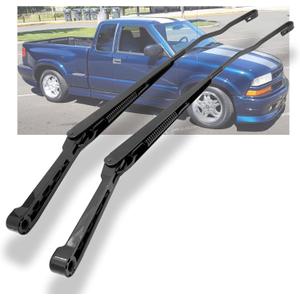 1 Pair 42534 42533 Front Windshield Wiper Arm Kit Fits Compatible with1994-2004 Chevrolet S10 Blazer GMC Sonoma Jimmy Oldsmobile Bravada 15010217 15043066