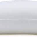 Amazon Basics Down Alternative Pillow for Side and Back Sleepers, Medium Density, Standard Size, 26" x 20", 2-Pack, White