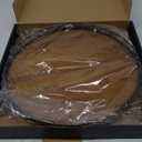 Acacia Wood 13" Lazy Susan Turntable Organizer for Table Top, Farmhouse Round Wooden Lazy Susan for Cabinet Kitchen Centerpieces Coffee Table, for Condiments Spices, Bathroom Vanity Tray Decor