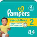 Pampers Baby Diapers - Swaddlers - Size 2, 84 Count, Ultra Absorbent Disposable Infant Diaper