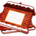 Christmas Gingerbread House Picture Frame Crafts Kit - DIY Xmas Photo Ornaments Bulk Decorations for Winter Holiday Party Supplies Decor（Assembly Needed）