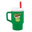 Infantino My 1st Tumbler, Silicone Sippy Cup with Straw & Handle, Spill-Resistant Baby Cup for On-the-Go, BPA-Free Transition Bottle, Grinch Green (9 Ounces)