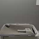 FURTIME Stainless Steel Litter Box with Lid, XL Extra Large Cat Litter Box for Big Cats, Enclosed Drawer Metal Litter Boxs with High Sided, Include Scoop & Mat, Front & Top Entry, Odor Free, Non-Stick (Silver)