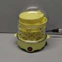 BELLA Rapid Electric Egg Cooker and Omelet Maker with Auto Shut Off, for Easy to Peel, Poached Eggs, Scrambled Eggs, Soft, Medium and Hard-Boiled Eggs, 14 Egg Capacity Tray, Double Tier, Yellow