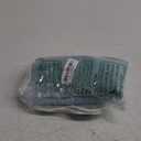 Scalloped Throw Pillow Covers 20x20 Inch Set of 2, Cotton & Linen, Boho Sytle Decorative Couch Bed for Living Room (Blue Pillow & White Edge)