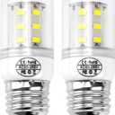 AMI PARTS KEI D34L Refrigerator Bulb 5304511738,LED Refrigerator Light Bulb 3.5W Compatible with frig.idaire Refrigerator Light Bulb AP6278388 PS12364857 (85V-265V White Light*2 Pice)