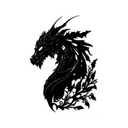 Dragon Metal Wall Decor, Medieval Dragon Wall Decor, Head Metal Wall Art Outdoor, Medieval Decor Fantasy Decorations, Decoration for Living Room Bedroom Man Cave (20 * 15)