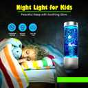Brewish Bubble Fish Lamp | Desktop Sensory LED Bubble Lamps | 7 Color Changing Fake Aquarium Night Light | Artificial Fish Tank with Moving Fishes | Home Decor, Gift for Kids, Adults, ADHD & Autism