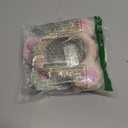 Mouse Ears Headband 3 Pcs Skincare Headbands Cute Bear Ears Headwear (White, Pink, Khaki)