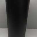 30L/8GAL Gold Brass Kitchen Trash Can,Tall Commercial Garbage Can with FILP Lid,Black and Gold Trash Can for Kitchen,Shopping mall,Elevator gate,Airport, Hotel,Commercial (Black)