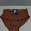 Tempt Me Women's High Waisted Bikini Bottom Tummy Control Ruched Bathing Suit Swim Bottom M